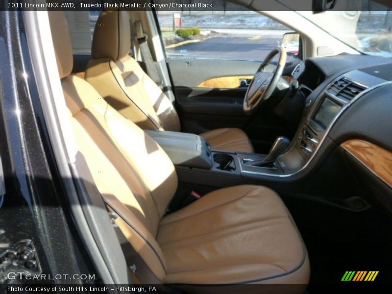 Tuxedo Black Metallic / Canyon/Charcoal Black 2011 Lincoln MKX AWD