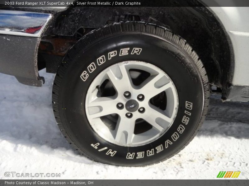 Silver Frost Metallic / Dark Graphite 2003 Ford Ranger XLT SuperCab 4x4