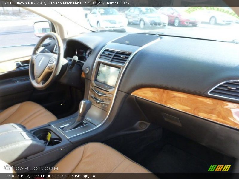 Tuxedo Black Metallic / Canyon/Charcoal Black 2011 Lincoln MKX AWD