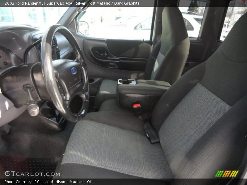 Silver Frost Metallic / Dark Graphite 2003 Ford Ranger XLT SuperCab 4x4