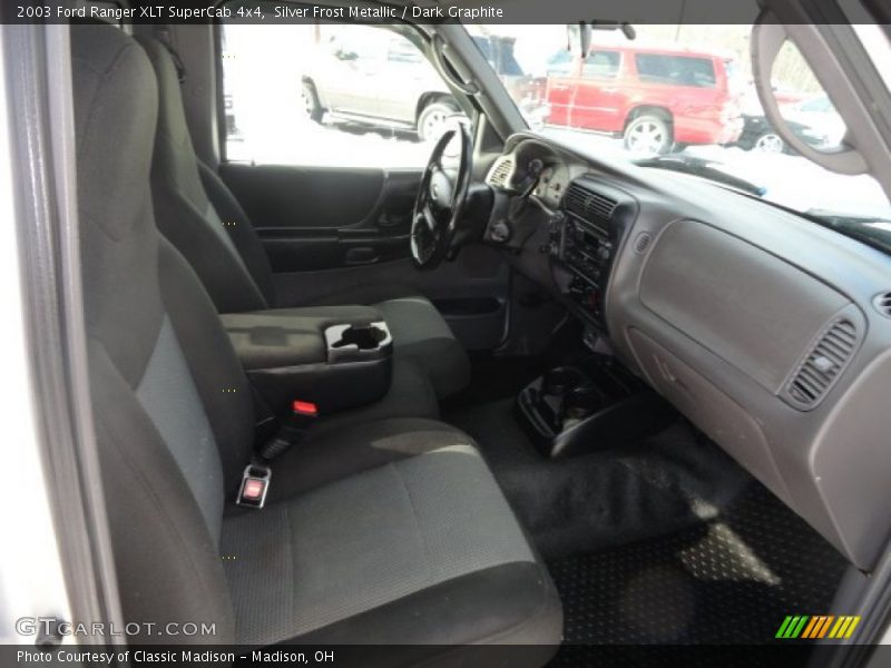 Silver Frost Metallic / Dark Graphite 2003 Ford Ranger XLT SuperCab 4x4