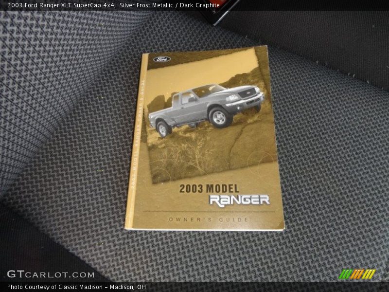 Silver Frost Metallic / Dark Graphite 2003 Ford Ranger XLT SuperCab 4x4