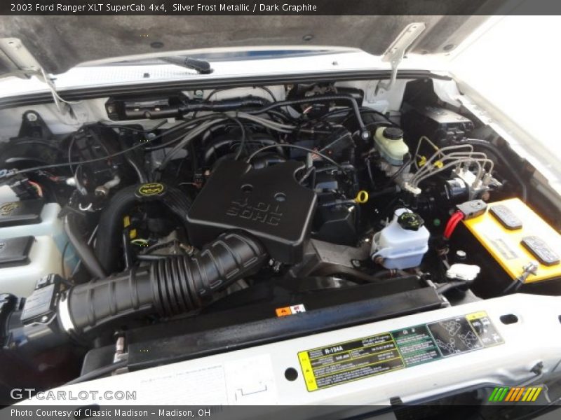 Silver Frost Metallic / Dark Graphite 2003 Ford Ranger XLT SuperCab 4x4