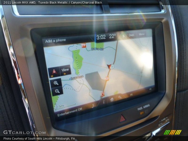 Tuxedo Black Metallic / Canyon/Charcoal Black 2011 Lincoln MKX AWD