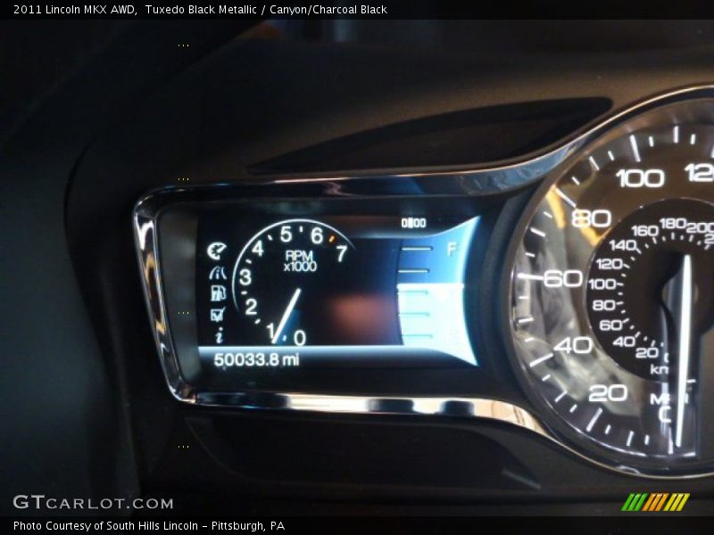 Tuxedo Black Metallic / Canyon/Charcoal Black 2011 Lincoln MKX AWD