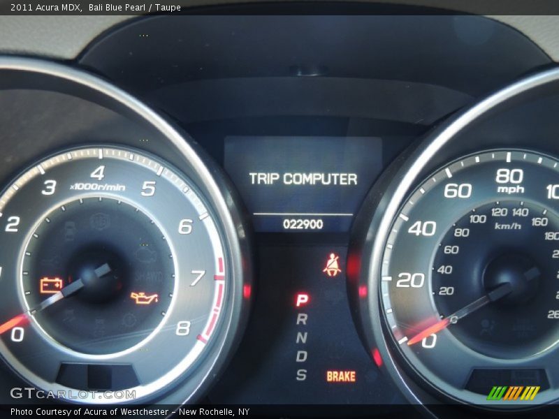 Bali Blue Pearl / Taupe 2011 Acura MDX