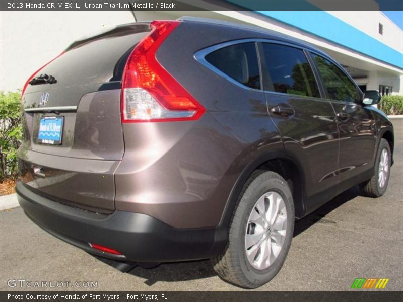Urban Titanium Metallic / Black 2013 Honda CR-V EX-L
