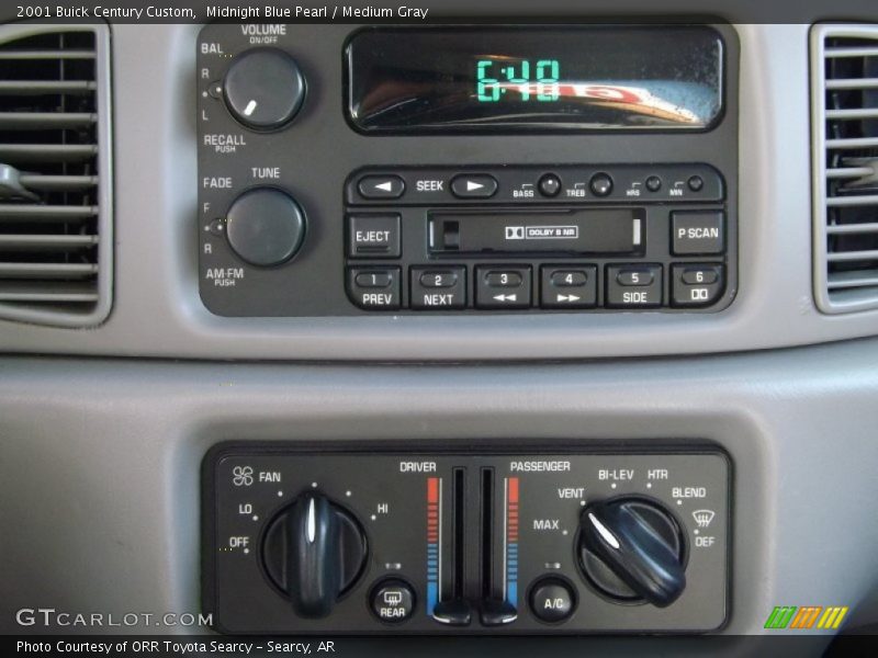 Controls of 2001 Century Custom