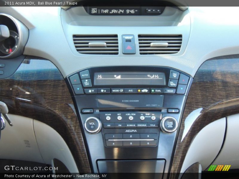Bali Blue Pearl / Taupe 2011 Acura MDX