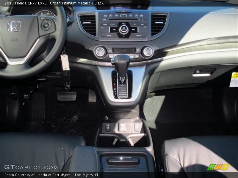 Urban Titanium Metallic / Black 2013 Honda CR-V EX-L