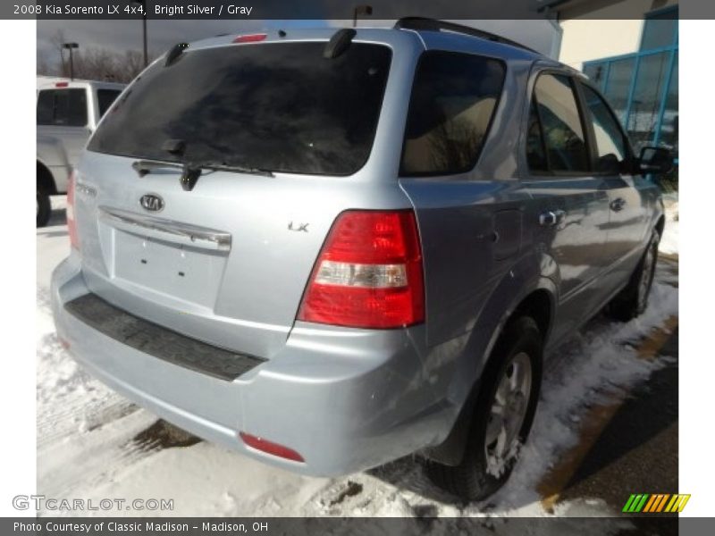 Bright Silver / Gray 2008 Kia Sorento LX 4x4