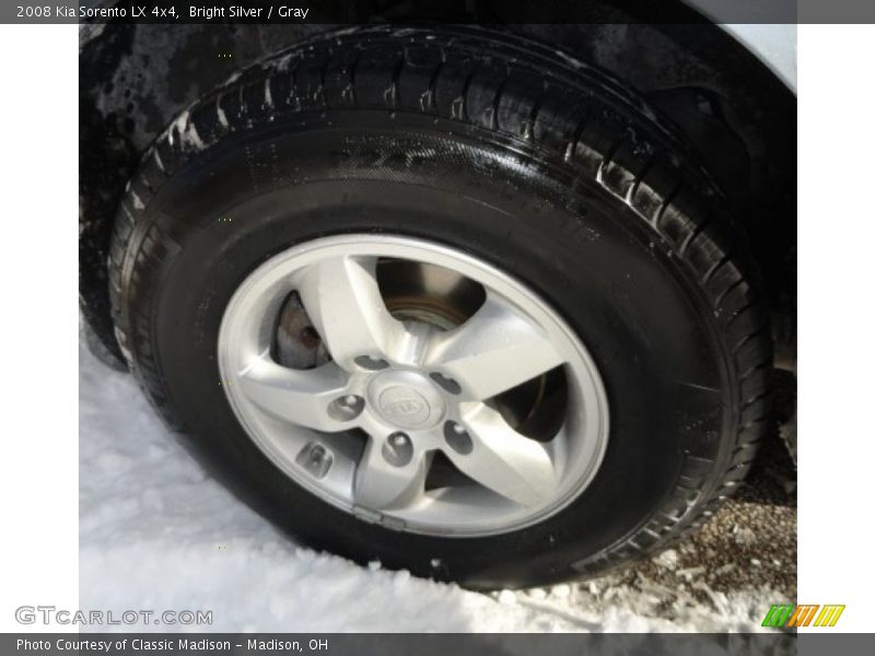 Bright Silver / Gray 2008 Kia Sorento LX 4x4