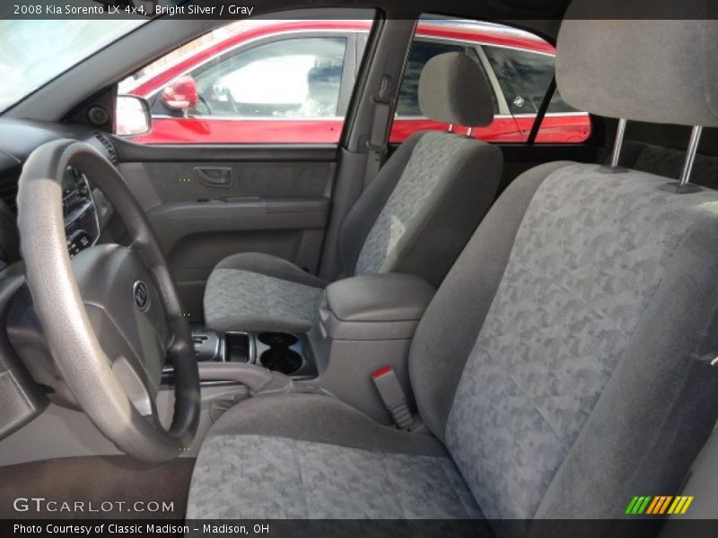 Bright Silver / Gray 2008 Kia Sorento LX 4x4