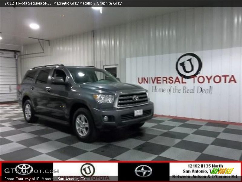 Magnetic Gray Metallic / Graphite Gray 2012 Toyota Sequoia SR5