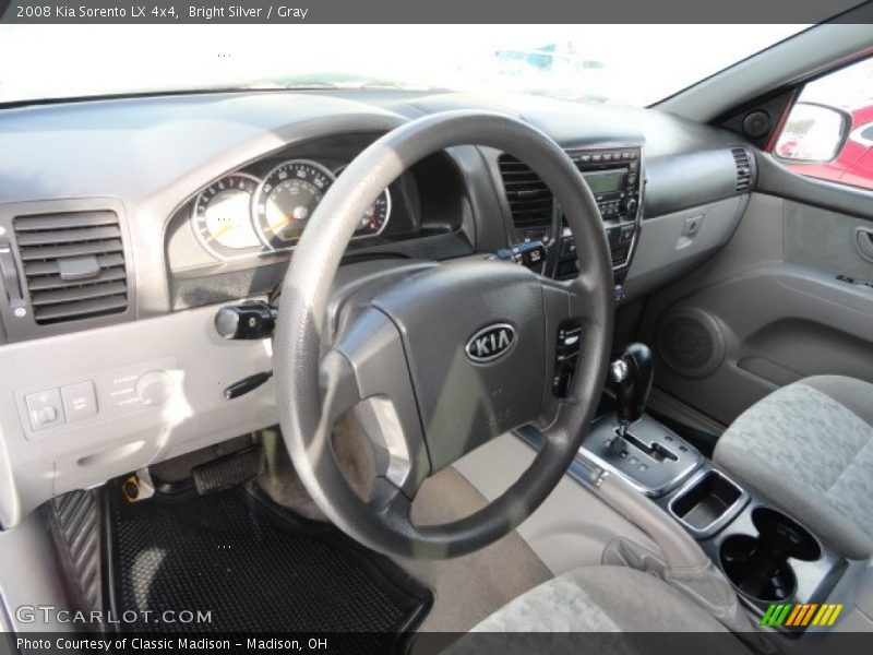 Bright Silver / Gray 2008 Kia Sorento LX 4x4