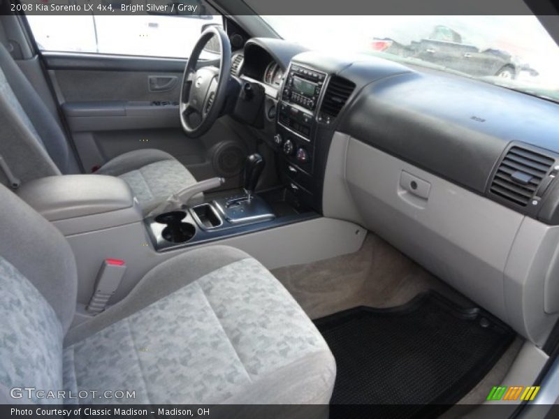 Bright Silver / Gray 2008 Kia Sorento LX 4x4