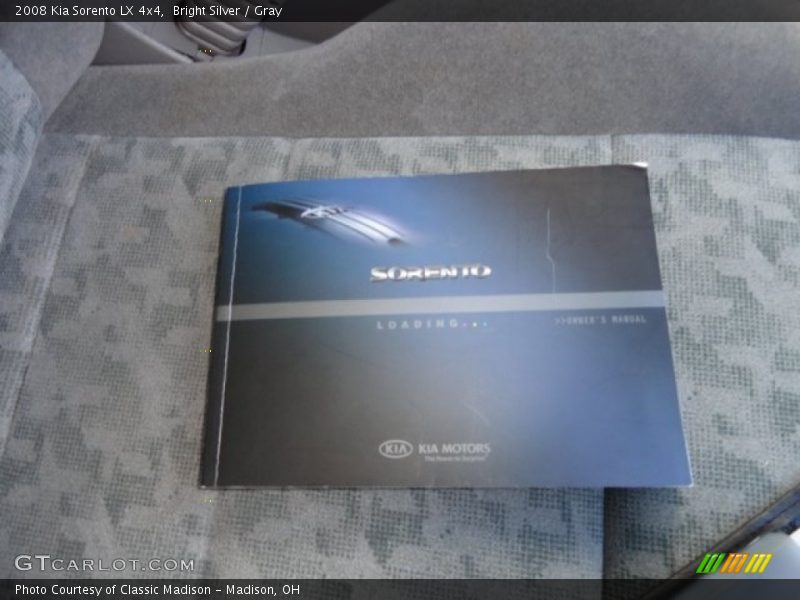 Bright Silver / Gray 2008 Kia Sorento LX 4x4
