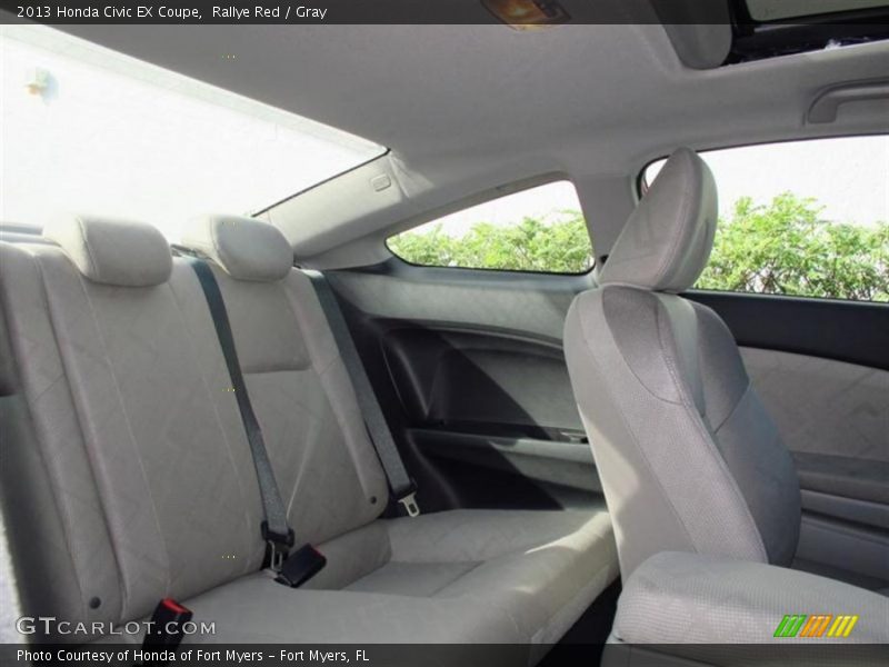 Rallye Red / Gray 2013 Honda Civic EX Coupe