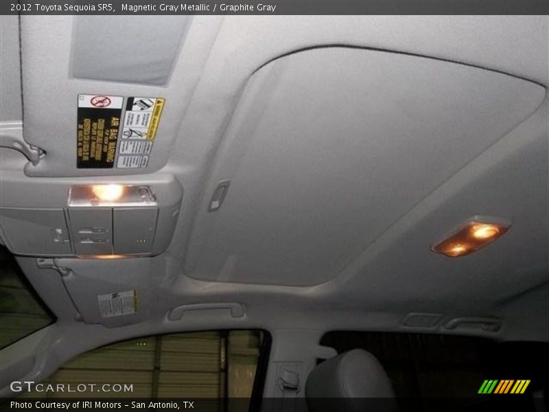 Magnetic Gray Metallic / Graphite Gray 2012 Toyota Sequoia SR5