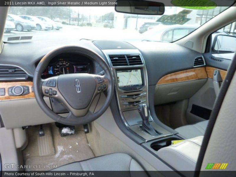 Ingot Silver Metallic / Medium Light Stone 2011 Lincoln MKX AWD