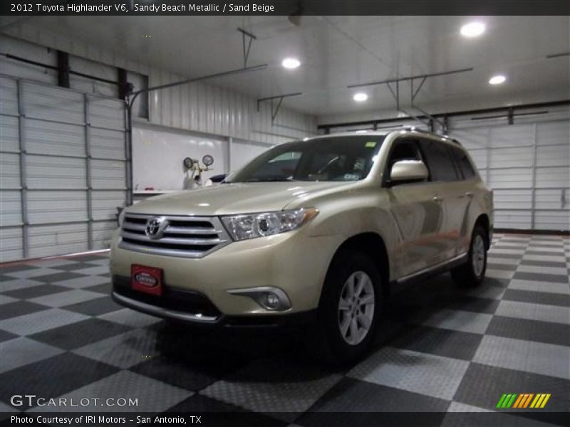 Sandy Beach Metallic / Sand Beige 2012 Toyota Highlander V6