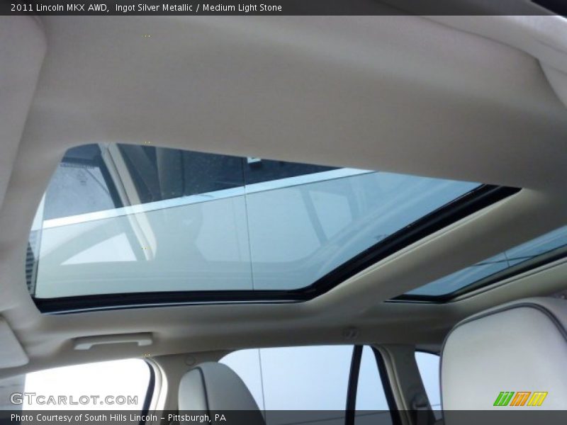Ingot Silver Metallic / Medium Light Stone 2011 Lincoln MKX AWD