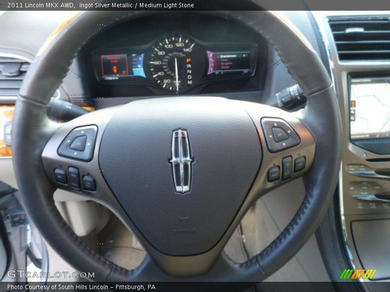 Ingot Silver Metallic / Medium Light Stone 2011 Lincoln MKX AWD