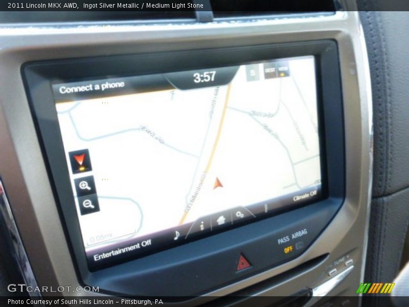 Ingot Silver Metallic / Medium Light Stone 2011 Lincoln MKX AWD