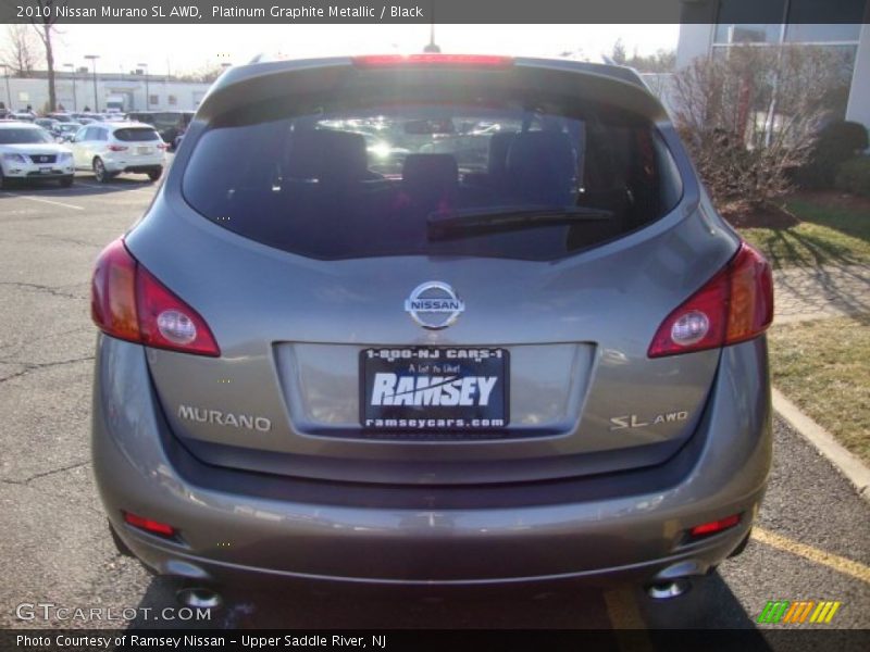 Platinum Graphite Metallic / Black 2010 Nissan Murano SL AWD