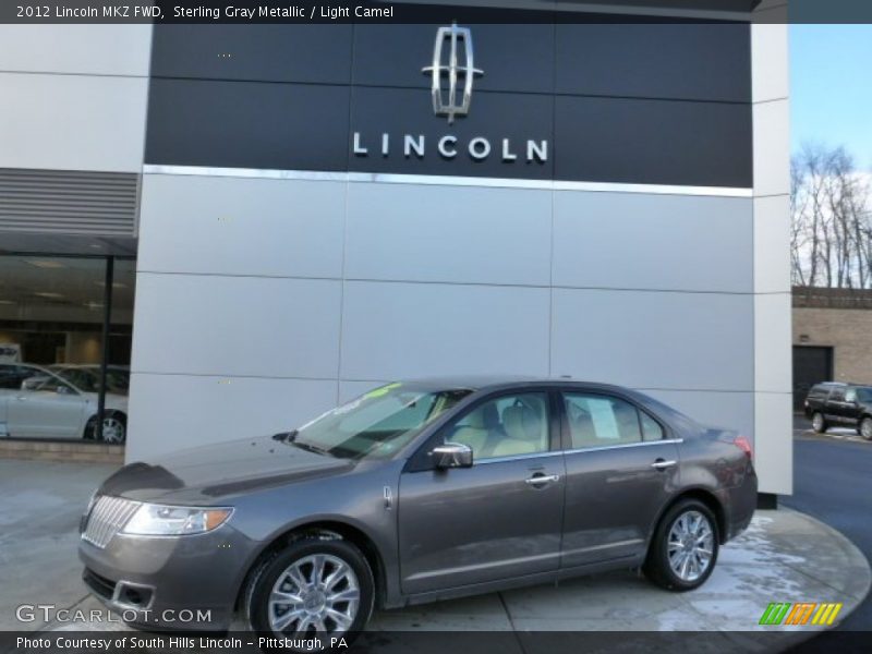Sterling Gray Metallic / Light Camel 2012 Lincoln MKZ FWD