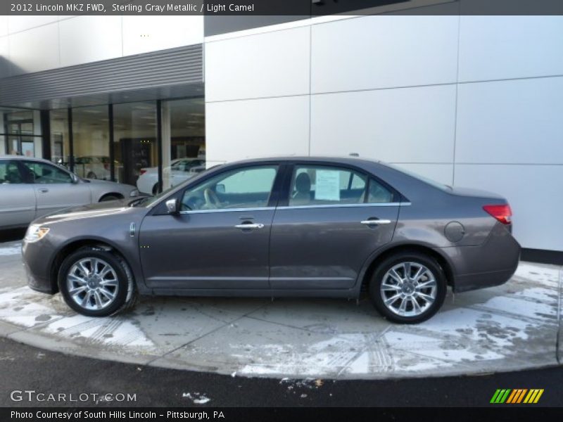 Sterling Gray Metallic / Light Camel 2012 Lincoln MKZ FWD