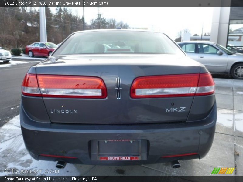 Sterling Gray Metallic / Light Camel 2012 Lincoln MKZ FWD