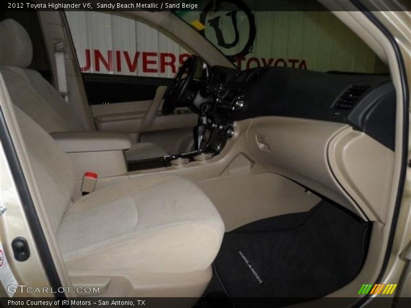Sandy Beach Metallic / Sand Beige 2012 Toyota Highlander V6