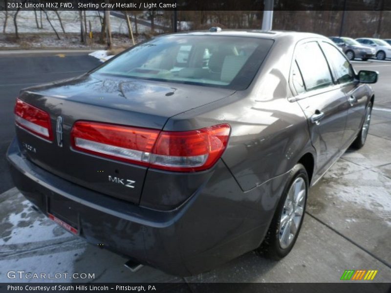 Sterling Gray Metallic / Light Camel 2012 Lincoln MKZ FWD