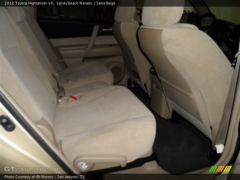 Sandy Beach Metallic / Sand Beige 2012 Toyota Highlander V6