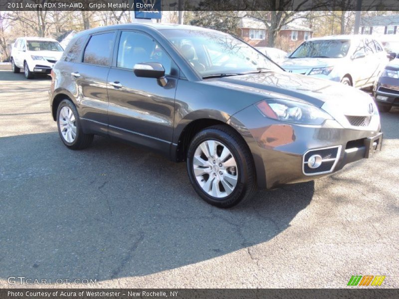 Grigio Metallic / Ebony 2011 Acura RDX SH-AWD