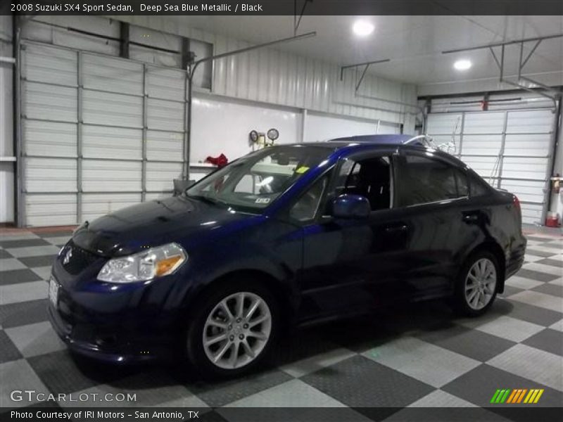 Deep Sea Blue Metallic / Black 2008 Suzuki SX4 Sport Sedan
