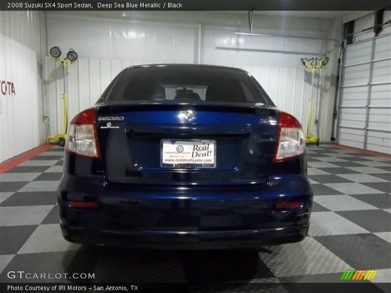 Deep Sea Blue Metallic / Black 2008 Suzuki SX4 Sport Sedan