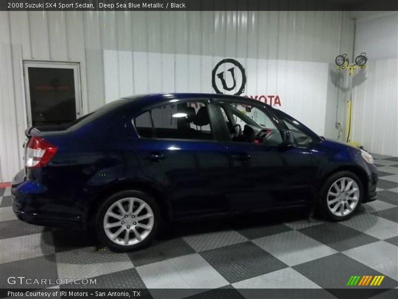 Deep Sea Blue Metallic / Black 2008 Suzuki SX4 Sport Sedan
