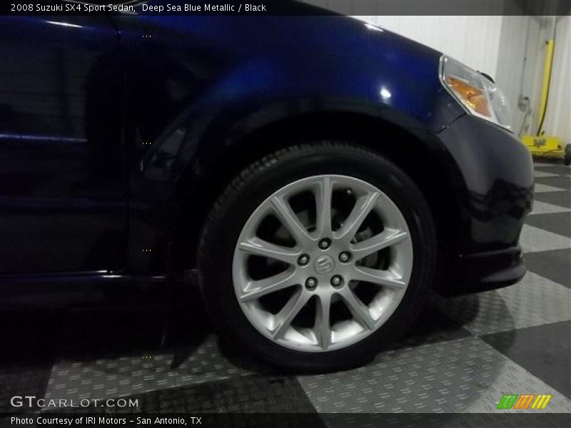 Deep Sea Blue Metallic / Black 2008 Suzuki SX4 Sport Sedan