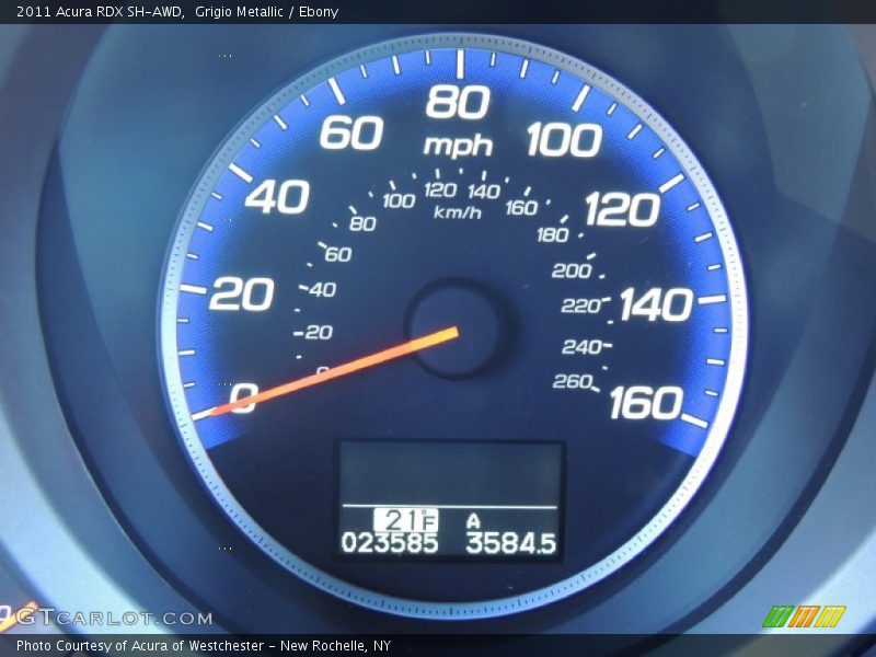 Grigio Metallic / Ebony 2011 Acura RDX SH-AWD