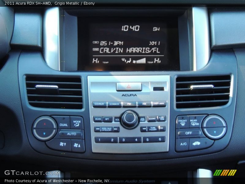 Controls of 2011 RDX SH-AWD