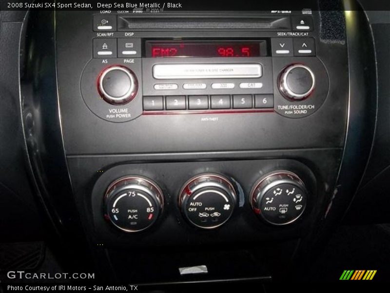 Deep Sea Blue Metallic / Black 2008 Suzuki SX4 Sport Sedan