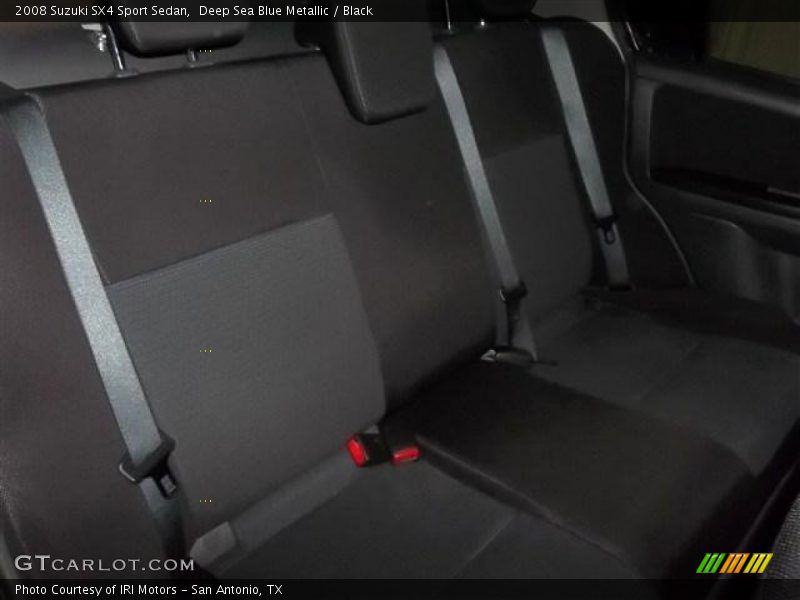 Deep Sea Blue Metallic / Black 2008 Suzuki SX4 Sport Sedan