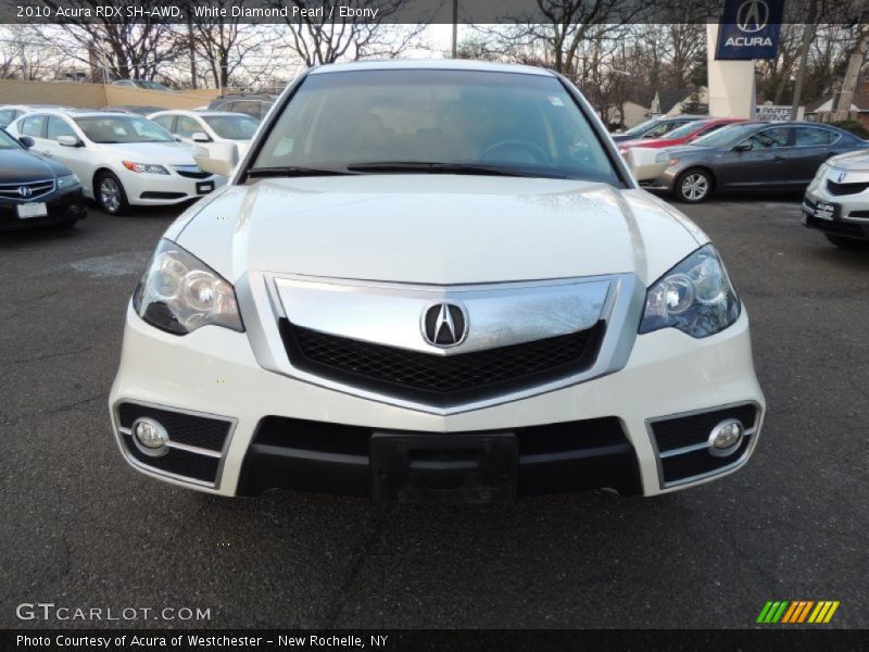 White Diamond Pearl / Ebony 2010 Acura RDX SH-AWD