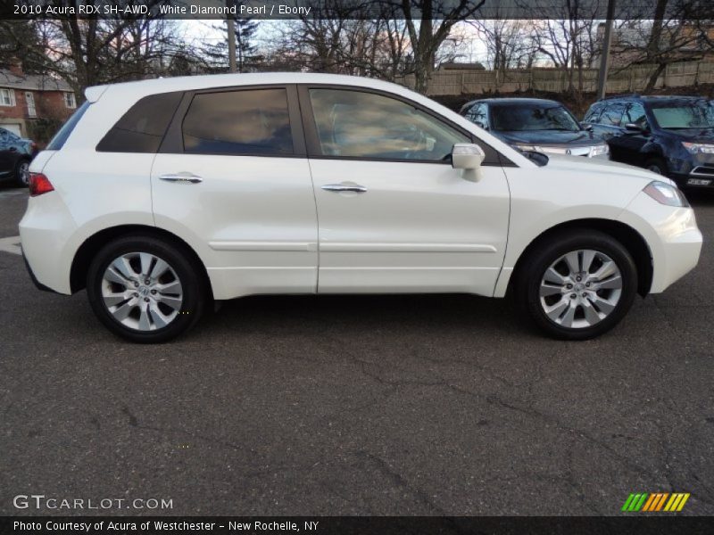 White Diamond Pearl / Ebony 2010 Acura RDX SH-AWD