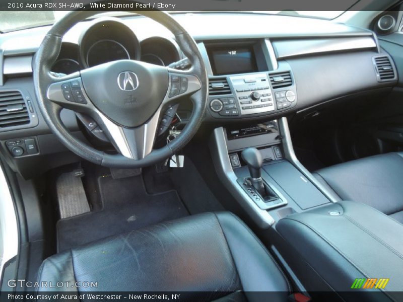 White Diamond Pearl / Ebony 2010 Acura RDX SH-AWD