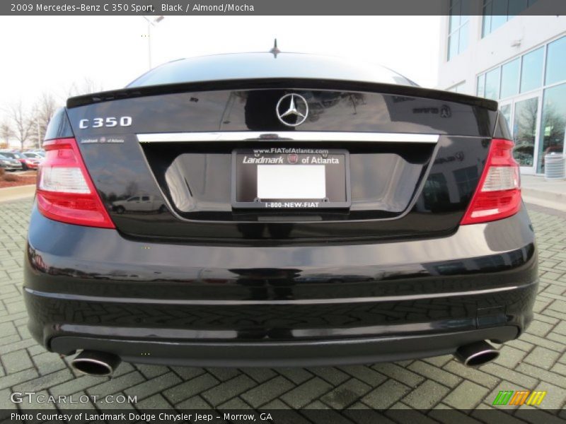 Black / Almond/Mocha 2009 Mercedes-Benz C 350 Sport