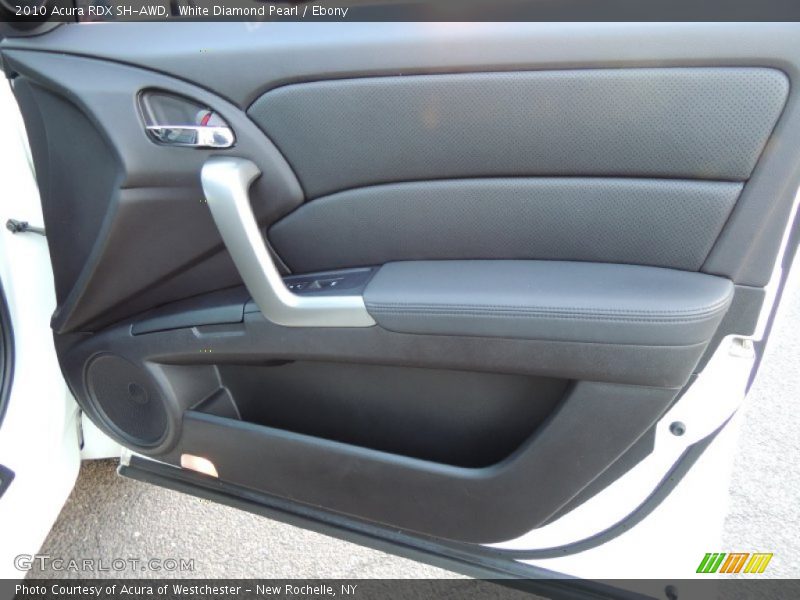 White Diamond Pearl / Ebony 2010 Acura RDX SH-AWD