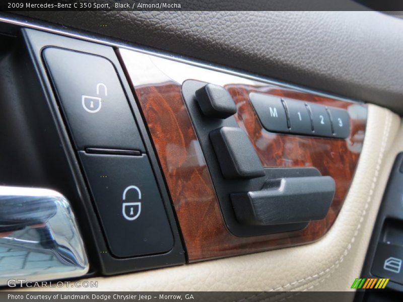 Black / Almond/Mocha 2009 Mercedes-Benz C 350 Sport